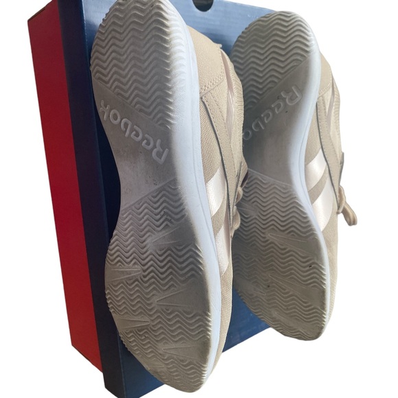 Reebok Sneakers womens Size 8.5 8 1/2 Athletic Walking Shoes Cream Rose Gold - Picture 6 of 9